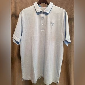 Puma moisture wicking light blue polo men’s XXL NWT